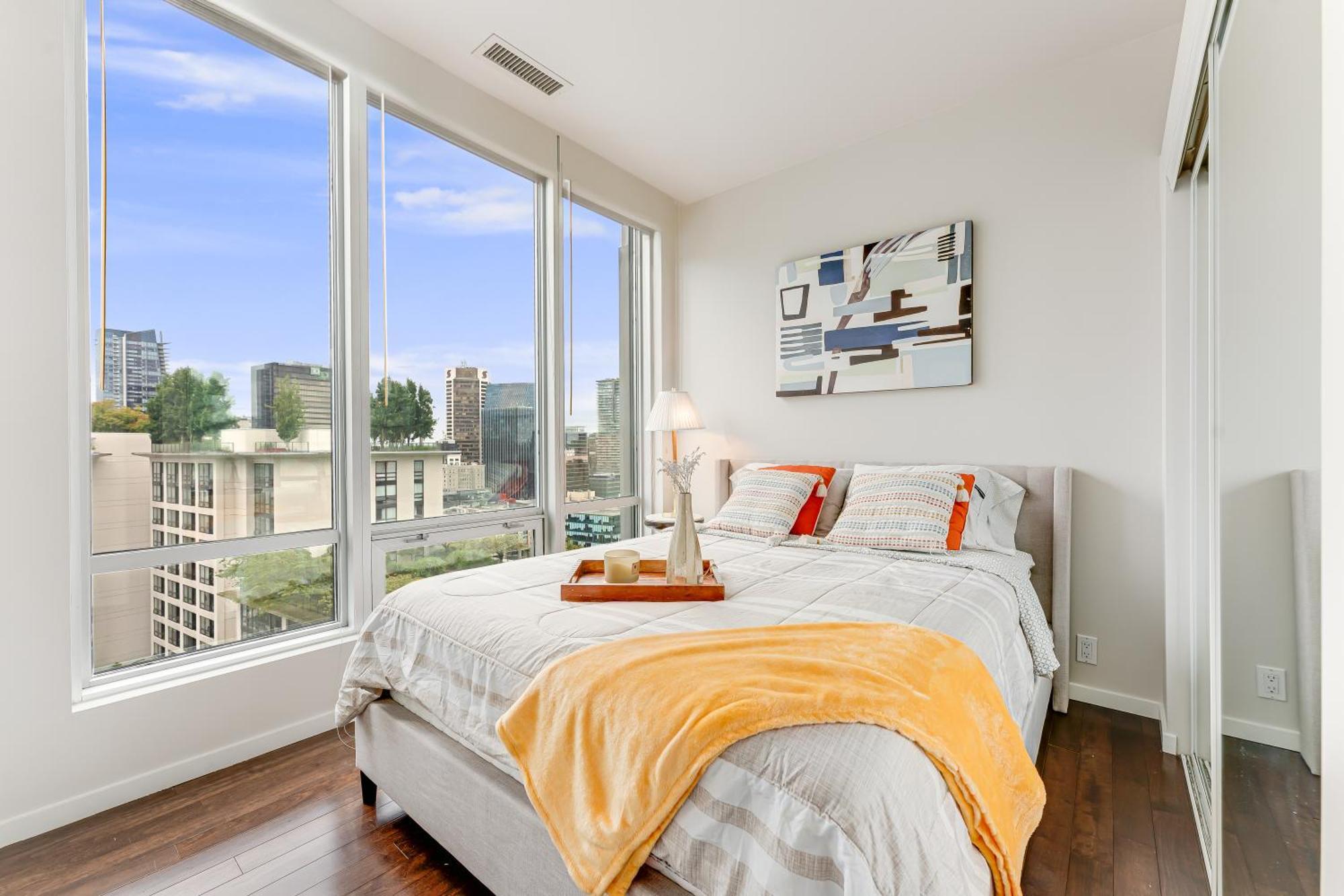 City Lights From Every Gorgeous Two Bedroom Apartment *